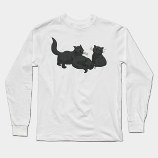 Black Cats Long Sleeve T-Shirt